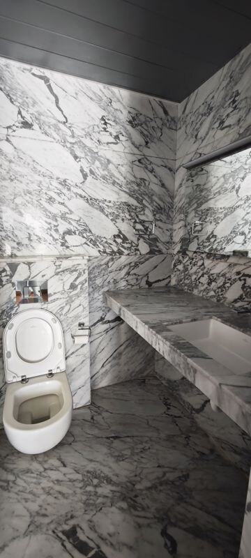 Bathroom in 4 BHK Apartment at Kasturi Epitome, Wakad – for Sale