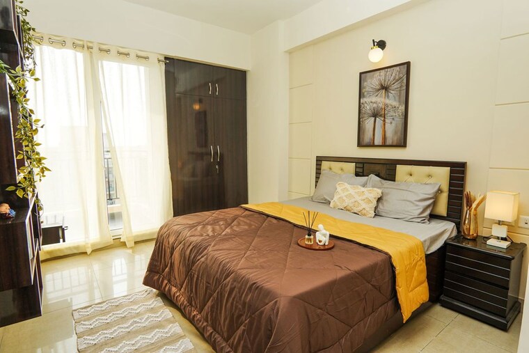 Bedroom, exotica-dreamville 3 Bedroom 1340 Sq.Ft. Apartment In Sector 16c Greater Noida Greater Noida 9611283
