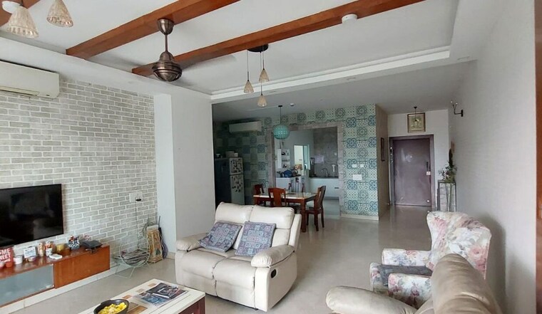 Living Room, karle-zenith 3 Bedroom 2350 Sq.Ft. Apartment In Hebbal Bangalore 9697511