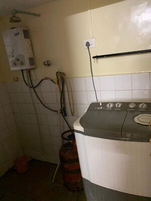Bathroom in 1 BHK Apartment at Nirman Nadbramha Society, Warje – for Rent