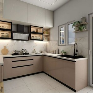Kitchen in 3 BHK Villa at Manapullikavu – for Sale