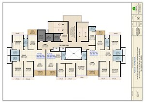 Floor Plan in 3 BHK Apartment at Punit Imperia, Kharghar Sector 19 – for Sale