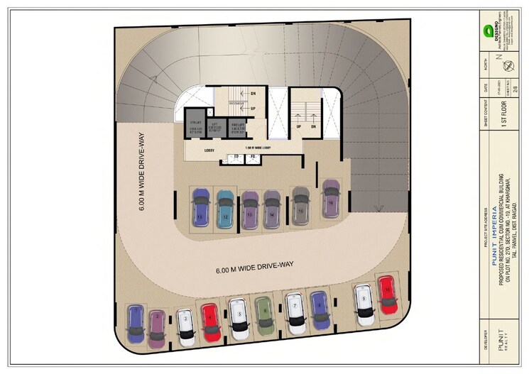 Floor Plan, punit-imperia 2 Bedroom 750 Sq.Ft. Apartment In Kharghar Sector 19 Navi Mumbai 9484955