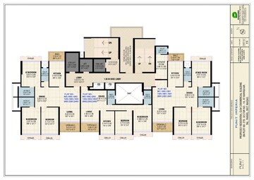 Floor Plan in 2 BHK Apartment at Punit Imperia, Kharghar Sector 19 – for Sale