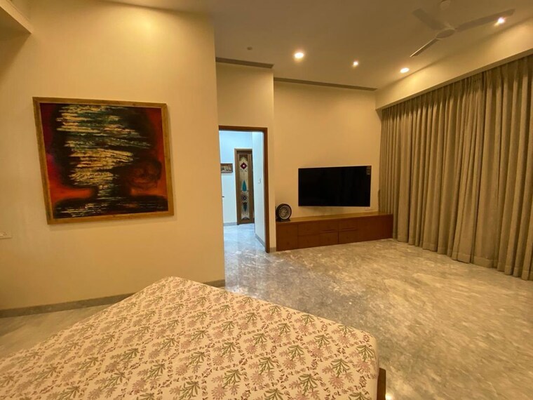 Bedroom, omkar-1973 4 Bedroom 3800 Sq.Ft. Apartment In Worli Mumbai 9698535