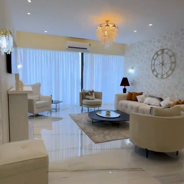 Living Room, juhu 3 Bedroom 1318 Sq.Ft. Apartment In Juhu Mumbai 9309394