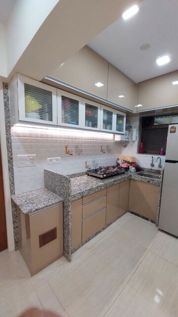 Kitchen in 1 BHK Apartment at Summit Apartment, Goregaon East – for Sale