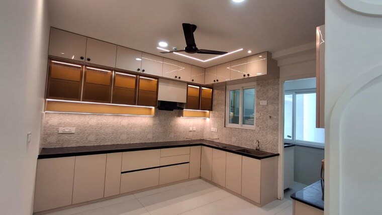 Kitchen, jayabheri-the-nirvana 3 Bedroom 2225 Sq.Ft. Apartment In Gopanpally Hyderabad 9699635