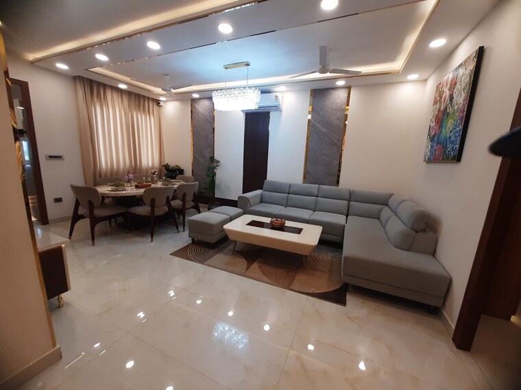 Living Room, jms-the-nation 2.5 Bedroom 120 Sq.Yd. Builder Floor In Sector 95 Gurgaon 9700558