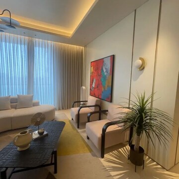 Living Room in 3 BHK Apartment at Bandra East – for Sale