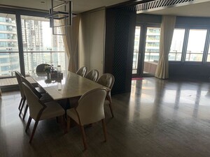 Dining area in 4 BHK Apartment at Lodha The World Towers World One Tier 2, Worli – for Rent