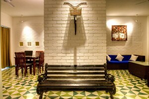 Staircase in 4 BHK Villa at Porvorim – for Rent