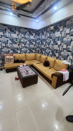 Living Room in 2 BHK Apartment at MCC Signature Heights, Raj Nagar Extension – for Rent