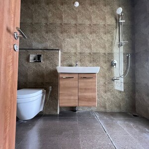 Bathroom in 2 BHK Apartment at Shapoorji Pallonji Epsilon, Kandivali East – for Rent