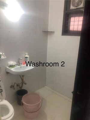 Bathroom in 2 BHK Builder Floor at Sarita Vihar – for Rent