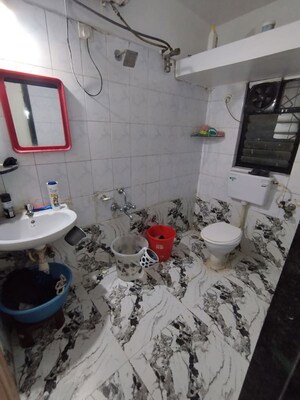 Bathroom in 2 BHK Apartment at Bramha Aangan, Salunkhe Vihar Society – for Rent