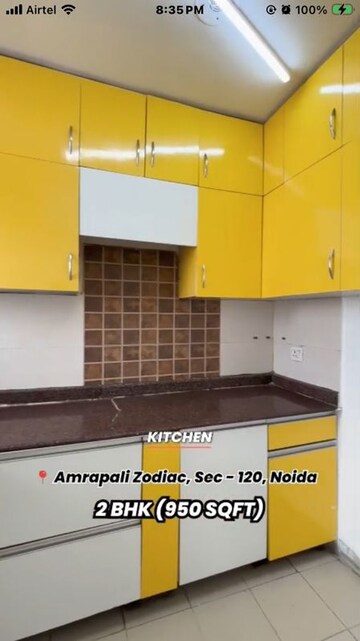 Kitchen in 2 BHK Apartment at Amrapali Zodiac, Sector 120 – for Sale