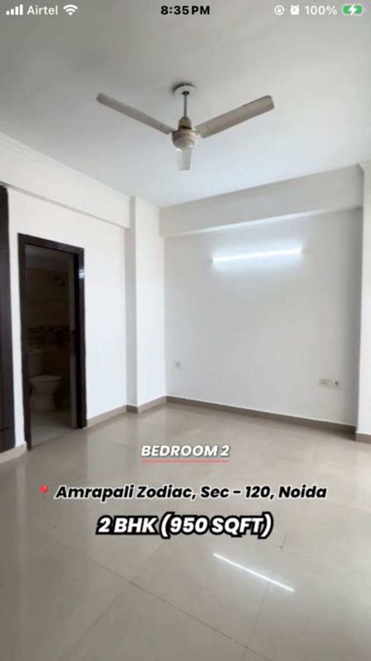 Room, amrapali-zodiac 2 Bedroom 950 Sq.Ft. Apartment In Sector 120 Noida 9703561
