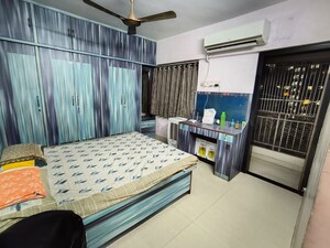 Bedroom in 2 BHK Apartment at Lok Upvan Apartment Phase 2, Vasant Vihar – for Rent