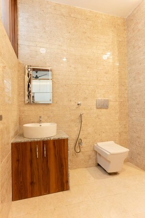 Bathroom in 4 BHK Apartment at Ambala Highway – for Sale