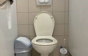 Bathroom in  Office Space at Shree Naman Midtown, Dadar West – for Rent