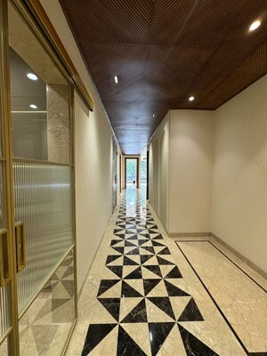 Building Lobby in 3.5 BHK Apartment at Ambience Island, Sector 24 – for Sale