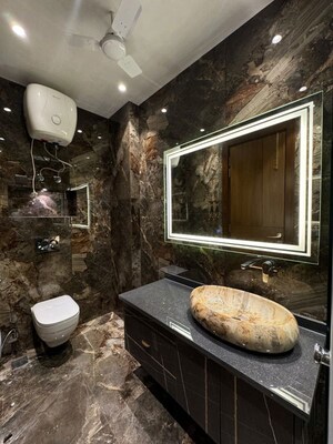 Living Room in 4 BHK Apartment at Ambience Island, Sector 24 – for Rent