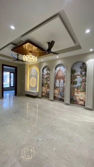 Living Room in 4 BHK Builder Floor at Puri Aman Vilas, Sector 89 – for Sale