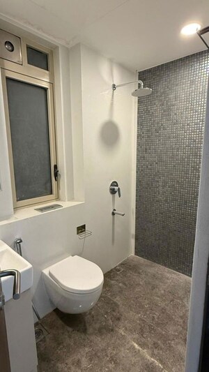 Bathroom in 3 BHK Apartment at Lodha World View, Worli – for Rent