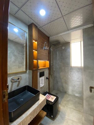 Attached Bathroom in 3 BHK Builder Floor at Puri Aman Vilas, Sector 89 – for Sale