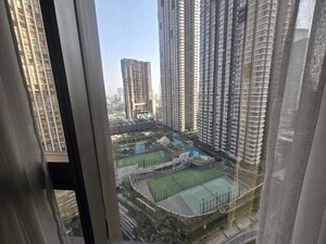 Balcony in 3 BHK Apartment at Lodha Trump Tower, Worli – for Rent