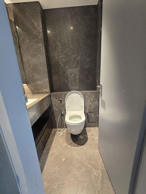 Bathroom in 3 BHK Apartment at Lodha Trump Tower, Worli – for Rent