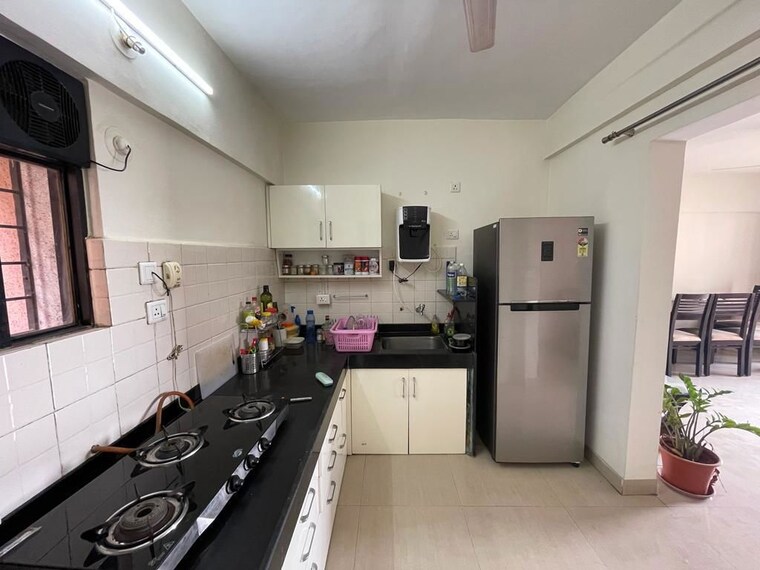 Kitchen, kumar-papillon 3 Bedroom 941 Sq.Ft. Apartment In Pashan Gaon Pune 9704475
