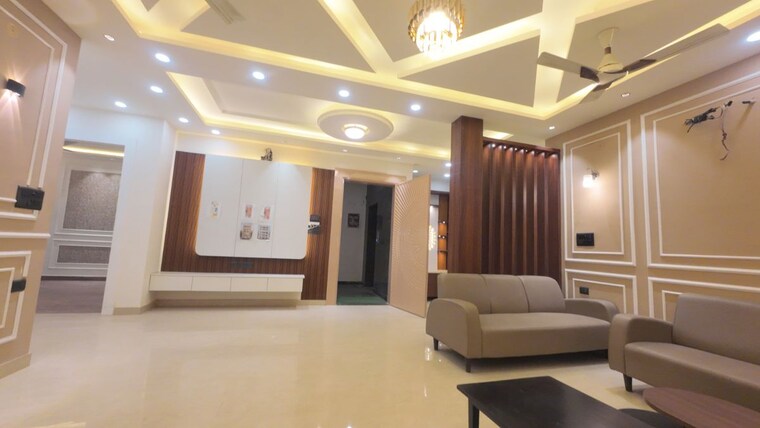 Living Room, tdi-the-retreat 4 Bedroom 300 Sq.Yd. Builder Floor In Sector 89 Faridabad 9580649