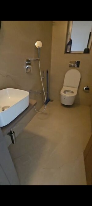Bathroom in 2 BHK Apartment at Moreshwar 19 East, Nerul – for Rent