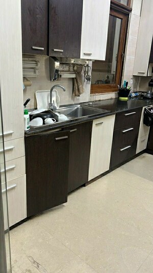 Kitchen in 2 BHK Builder Floor at Lajpat Nagar 4 – for Sale