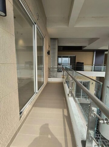 Balcony in 3 BHK Apartment at Indiabulls Sky Forest, Lower Parel – for Rent