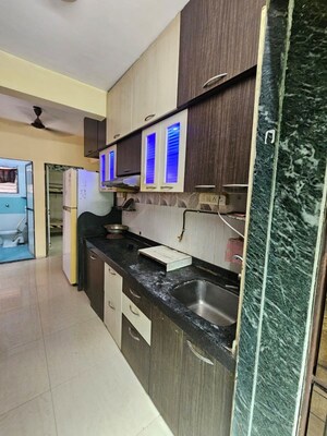 Kitchen in 2 BHK Apartment at Shree Sai, Kharghar – for Rent