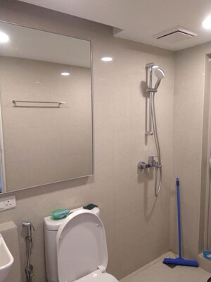 Bathroom in 1 BHK Apartment at JVM Veda, Kasarvadavali – for Rent