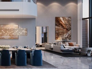 Kitchen in 5 BHK Penthouse at SS The Leaf, Sector 85 – for Rent