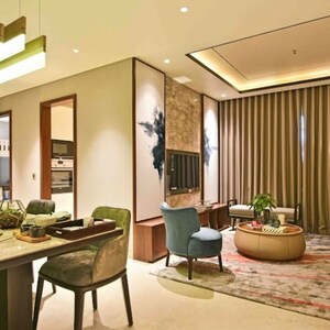 Living Room in 1 BHK Apartment at Thakkar Estate – for Sale