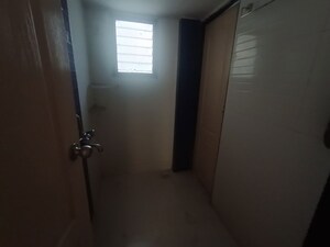 Bathroom in 1 BHK Apartment at Rajhans Dreams, Vasai West – for Rent