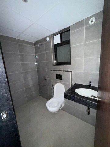 Bathroom in 2 BHK Apartment at Shapoorji Pallonji Sensorium, Hinjewadi – for Rent