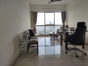Living Room in 3 BHK Apartment at Marathon Monte South, Byculla West – for Rent