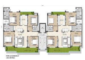 Floor Plan in 4 BHK Builder Floor at Sector 84 – for Sale
