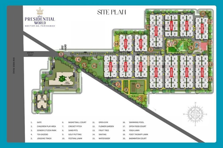 Master Plan, sector 84 4 Bedroom 325 Sq.Yd. Builder Floor In Sector 84 Faridabad 9691796
