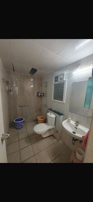 Bathroom in 3 BHK Apartment at Mantri Webcity, Hennur – for Rent