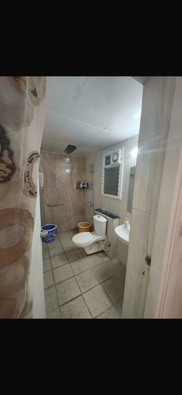 Bathroom in 3 BHK Apartment at Mantri Webcity, Hennur – for Rent