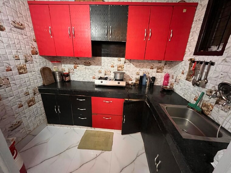 Kitchen, hari nagar ashram 3.5 Bedroom 1355 Sq.Ft. Builder Floor In Hari Nagar Ashram Delhi 9707365