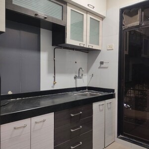 Kitchen in 1.5 BHK Apartment at Ghansoli Sector 29c – for Rent